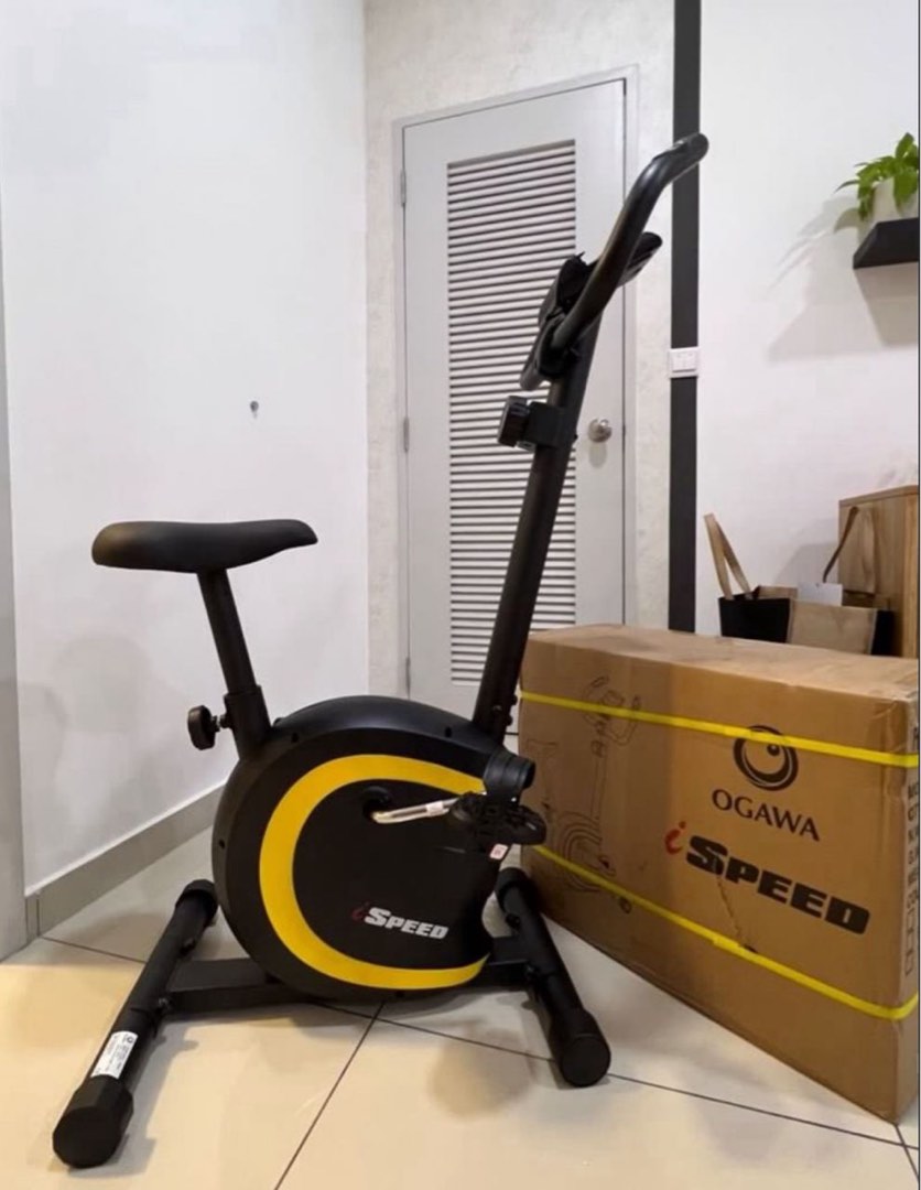 Ogawa iSpeed Upright Magnetic Bike, Sports Equipment, Exercise ...