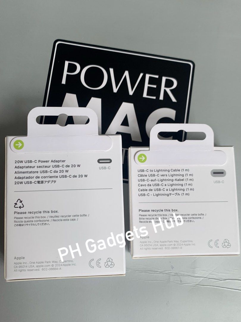Original 20W Power Adapter with usbc to lightning cable for iPhone (Category: Chargers & Cables) located in San Juan City. Submitted by ph_gadgets_hub (Listing ID 1398221136, Image 2). Description: 50% OFF !!! ORIGINAL 20WATTS FAST CHARGER With USB-C To Lightning Cable SALE‼️ ₱700 • with serial number • with 10 days warranty • brand new sealed • 20 watts • fast charger • type C to Lightning Charger 🚖Same Day Delivery within Metro Manila via lala