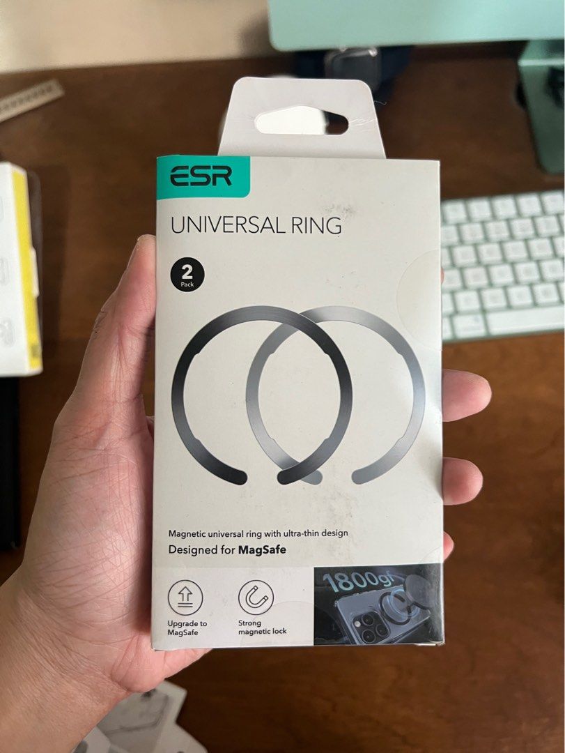 Original ESR MagSafe Magnetic Universal Ring (Category: Cases & Sleeves) located in Manila. Submitted by razelysonn (Listing ID 1398240849, Image 1). Description: BELOW SRP FIXED PRICE :).