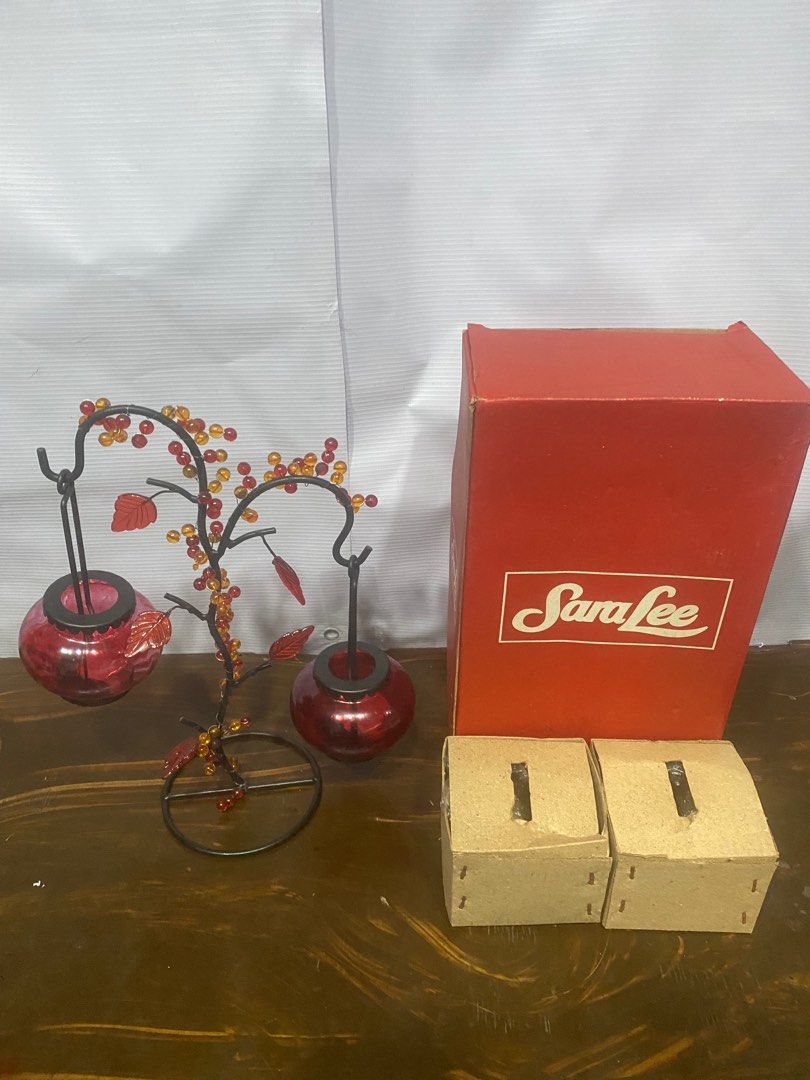 Red Candle Holder (Category: Other Kitchenware & Tableware) located in Manila. Submitted by pinkmoschino (Listing ID 1398330334, Image 2). Description: .