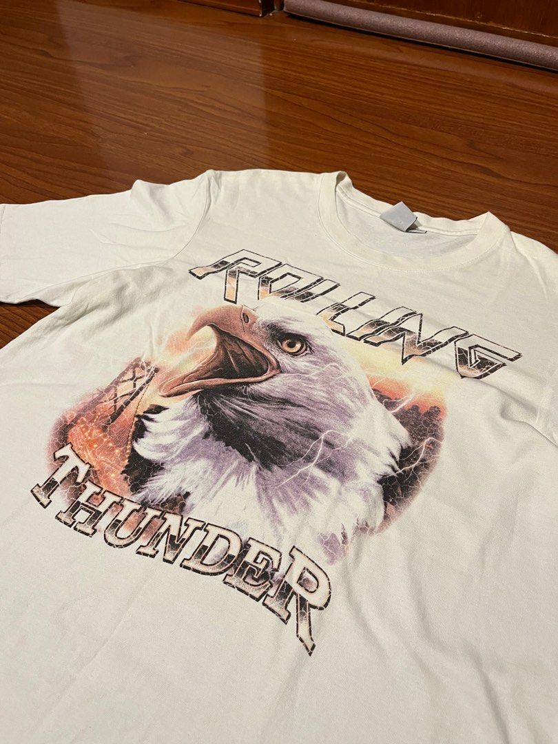 Rolling Thunder Tee (Category: Tshirts & Polo Shirts ) located in Paranaque City. Submitted by fonzgup (Listing ID 1398199268, Image 2). Description: L28.5 W 19.5.