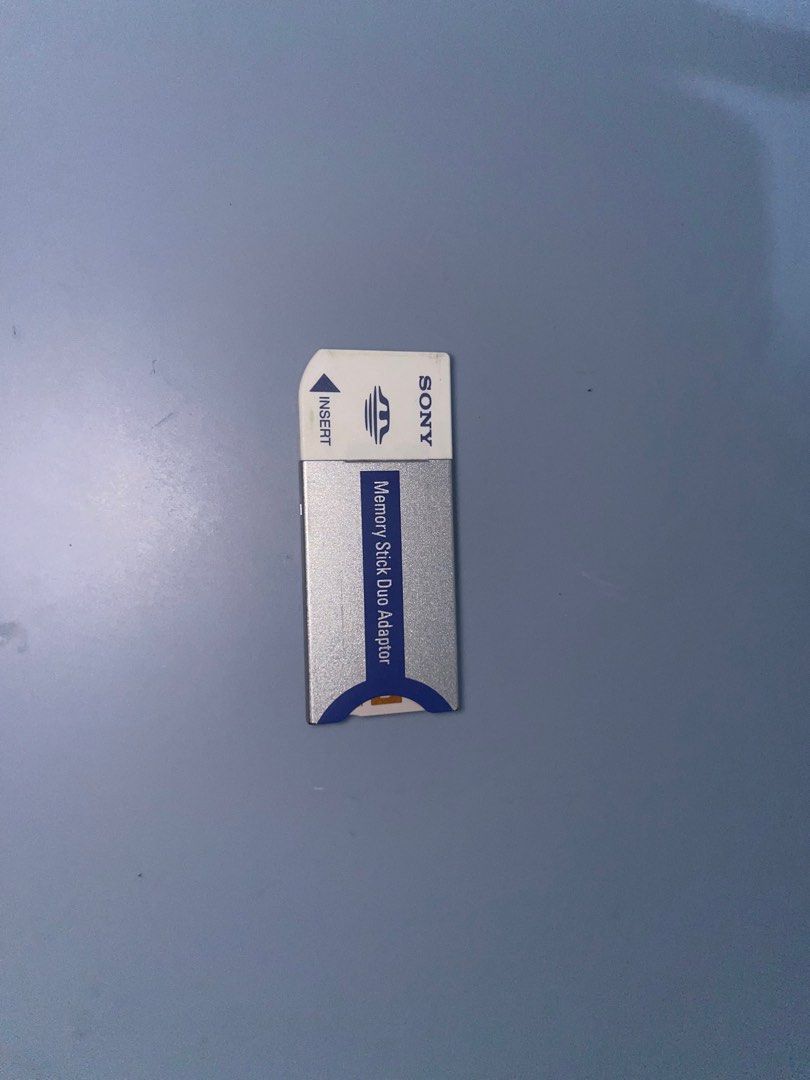 Sony Memory Stick Duo Adapter and 256MB Card (Category: Memory & SD Cards) located in Manila. Submitted by kiagonzale31041 (Listing ID 1398192106, Image 1). Description: Sony Memory Stick Duo Adapter and a 256MB Memory Stick PRO Duo MagicGate card. - 256MB capacity. - Ideal for older digital cameras and devices using Memory Stick format. - Both items are Sony branded..