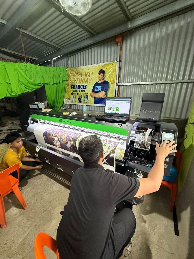 SUBLIMATION PRINTER MACHINE DX11 XP600 FREE TRAINING INSTALLATION (Category: Printers, Scanners & Copiers) located in Manila. Submitted by melvinflor41363 (Listing ID 1398234258, Image 2). Description: LARGE FORMAT PRINTER MACHINE Price Starts @ Php159,000 Supplier of Brand New DX11, Dual Head DX11 & i3200 Tarpaulin Sublimation Printer Machine 6ft and 10ft, Brand New Laser Cutter and Brand New Cutter Plotter, Brand New Heat Press and other kind o