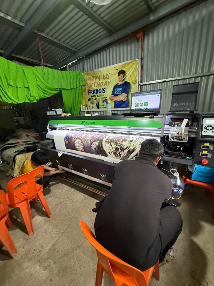 SUBLIMATION PRINTER MACHINE DX11 XP600 FREE TRAINING INSTALLATION (Category: Printers, Scanners & Copiers) located in Manila. Submitted by melvinflor41363 (Listing ID 1398234258, Image 1). Description: LARGE FORMAT PRINTER MACHINE Price Starts @ Php159,000 Supplier of Brand New DX11, Dual Head DX11 & i3200 Tarpaulin Sublimation Printer Machine 6ft and 10ft, Brand New Laser Cutter and Brand New Cutter Plotter, Brand New Heat Press and other kind o