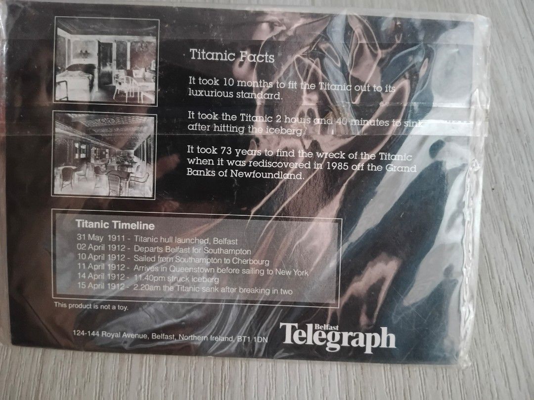 Titanic 100 anniversary Commemorative Medal (Category: Currency) located in Quezon City. Submitted by plutus08 (Listing ID 1398236040, Image 3). Description: Titanic 100Th Anniversary 2012 Commemorative Medal.