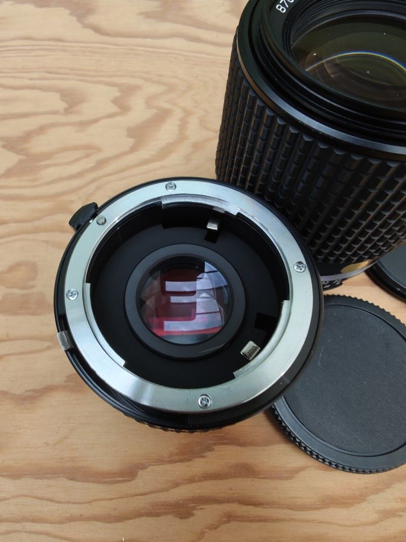 Tokina AT-X Macro 90mm f/2.5 Lens with Matched adapter Nikon F