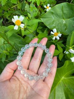 天然水晶海藍寶手串64193538914049110