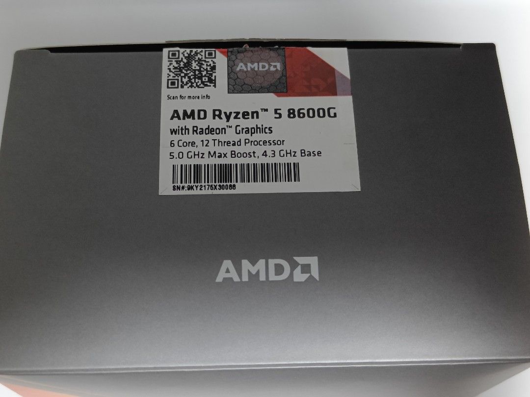 AMD Ryzen 8600G Processor, Computers Tech, Parts Accessories