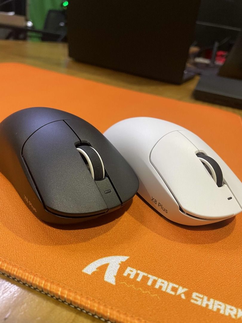 ATTACK SHARK X8 PLUS WIRELESS/ TRI-MODE GAMING MOUSE! (PAW3395PRO sensor) (Category: Mouse & Mousepads) located in Manila. Submitted by gigaware (Listing ID 1398366712, Image 2). Description: SUPPLIER HERE‼️ ATTACK SHARK X8 PLUS WIRELESS/ TRI-MODE GAMING MOUSE! (PAW3395PRO sensor) 💵Price: 1,899 RETAIL, more discount for BULK! Specs: Brand: Attack Shark Model: X8PLUS Sensor: PAW3395PRO MCU: BK522820 MCU Micro Switch: HUANO Micro Switch 100 Millio