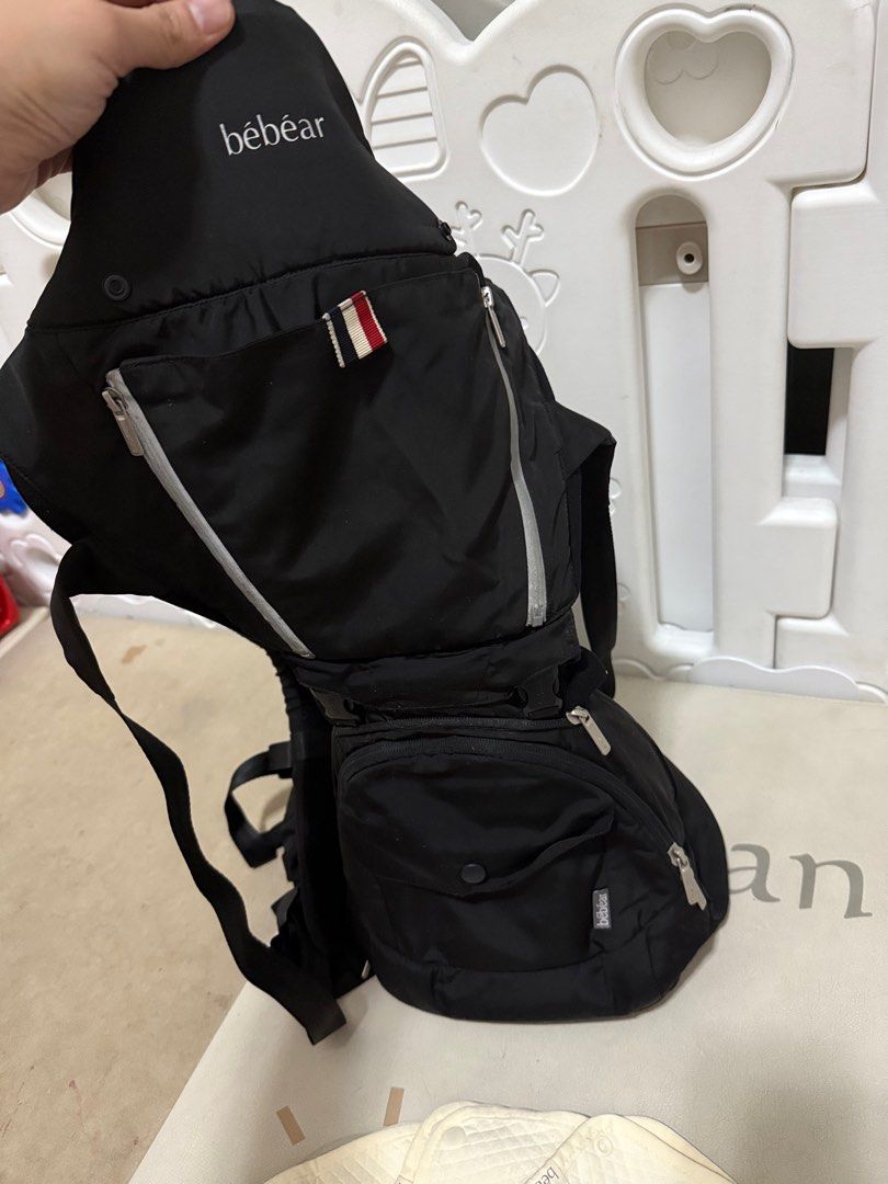 Bebear aX Foldable Aluminum Hip Seat Carrier (Category: Carriers & Slings) located in Taguig. Submitted by niccaoh (Listing ID 1398468955, Image 1). Description: Condition: Gently used and in very good condition ✅ Comfortable and sturdy aluminum frame ✅ Foldable and travel-friendly ✅ All straps, buckles, and seat parts intact ⚠️ Minor flaw: No zipper on side pocket (doesn’t affect use) RFS: Not using anymore.