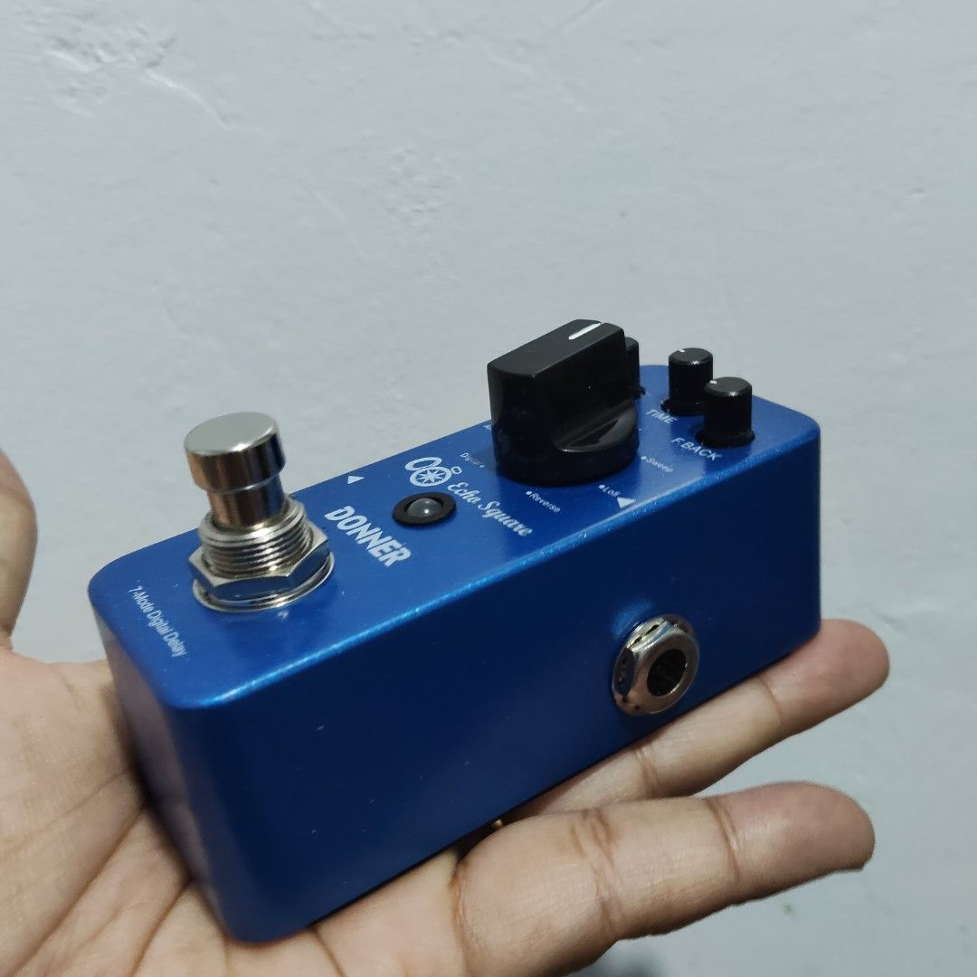 Donner 7 modes original sound retention ECHO SQUARE (Category: Musical Instruments) located in Catbalogan. Submitted by jpnsrpls (Listing ID 1398504149, Image 3). Description: 🎸 For Sale: Donner Echo Square Digital Delay Pedal 💙 7 delay modes to craft the perfect echo for your tone! Compact, durable, and perfect for any pedalboard setup. ✅ Tested and working 💡 Great for guitarists who love creative sound effects 💰 Prices are posted in the pic