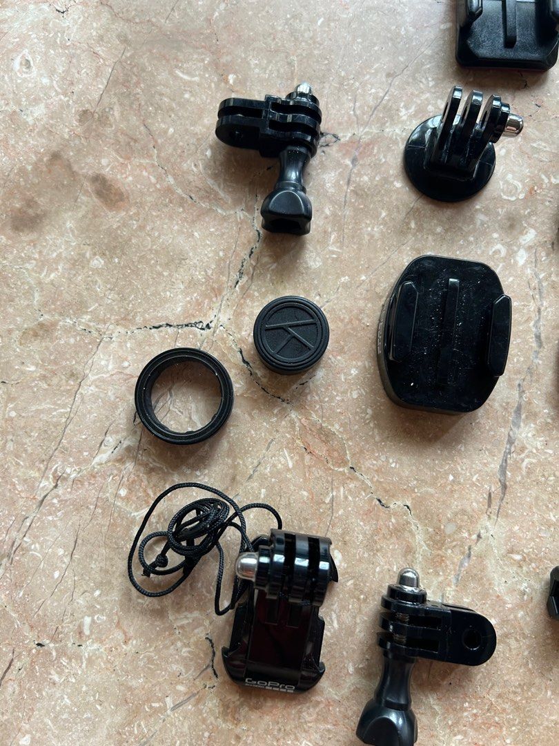 GoPro Accessories Bundle (Category: Other Photography Accessories) located in Quezon City. Submitted by tidyup.lara (Listing ID 1398395547, Image 2). Description: Buy all in photo for PHP 200 Sold as is, no other inclusions Condition 8/10: used but in good condition.