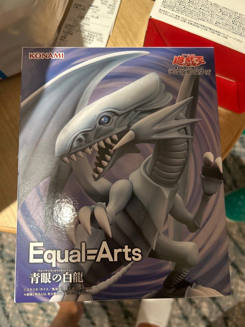 Konami Equal-Arts blue eyes white dragon 遊戲王青眼白龍Figure
