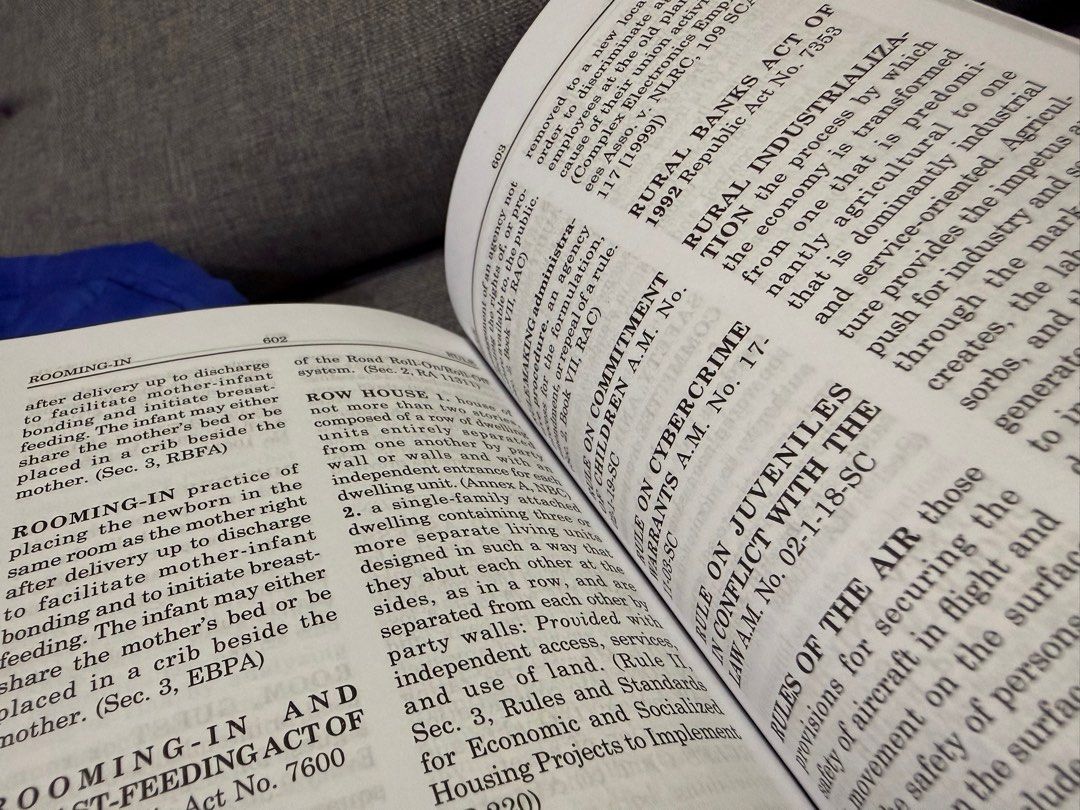 Law Dictionary (Category: Textbooks) located in Quezon City. Submitted by gritxfaith (Listing ID 1398467065, Image 3). Description: Bought for P695 from Rex Book Store. Selling it for 550..
