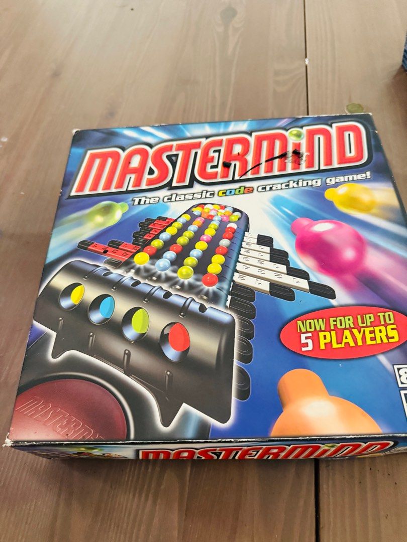 Master mind Classic Code Cracking Board Game for Ages 8 and Up 5 ...