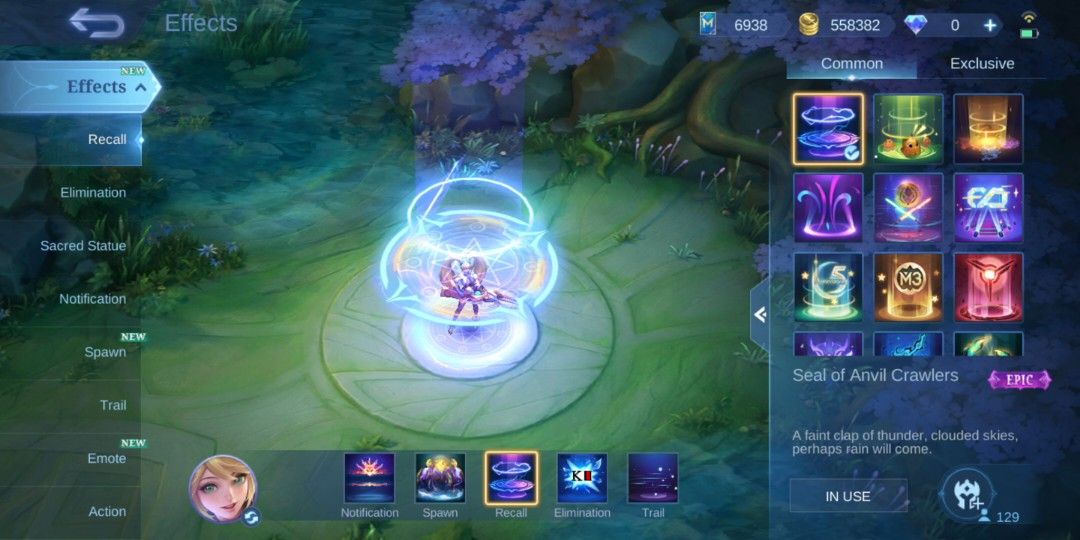 ML ACCOUNT SWAP SA CODM. (Category: Others) located in Bay. Submitted by marcherelics (Listing ID 1398365210, Image 3). Description: swap sa codm SKINNER ACC SLIGHT.
