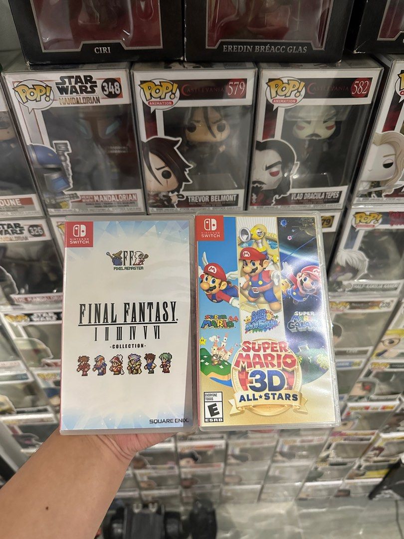 Final Fantasy Collection Nintendo Switch Edition (Category: Nintendo) located in Bulacan. Submitted by gamingcentralph (Listing ID 1398416968, Image 1). Description: Nintendo Switch BUNDLE: Final Fantasy Collection and Super Mario 3D ALL Stars Final Fantasy Collection 2500 (Brand New and Sealed) SOLD! - Super Mario 3D ALL Stars 3500 (Not sealed) - SOLD! Open trade each to a Nintendo Switch Lite. I can trade both for a Nintendo Switch OLED. Warran