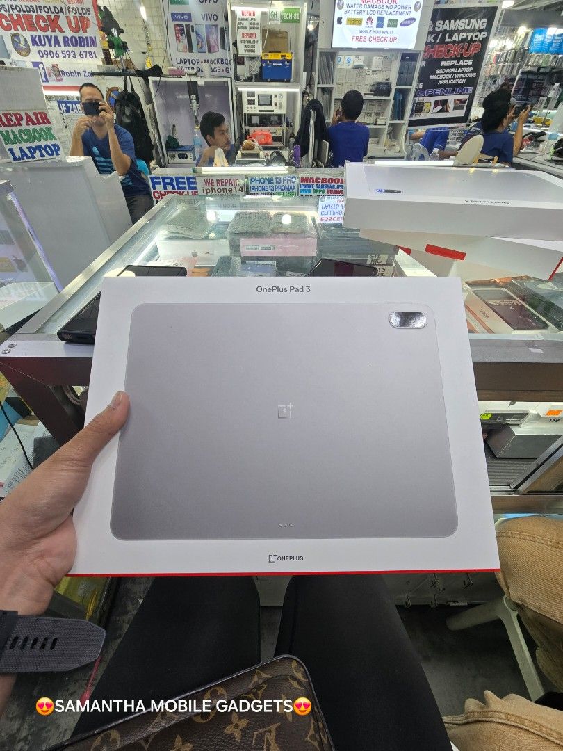 One Plus Pad 3 12gb 256gb Wifi Only (Category: Android) located in Manila. Submitted by lenweltong05295 (Listing ID 1398411445, Image 2). Description: One Plus Pad 3 12gb 256gb Wifi Only Brandnew Sealed with Warranty Onhand Stock.