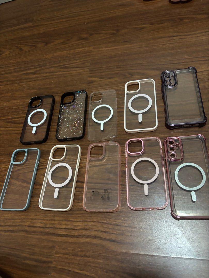 Phone case Ip15 and Samsung A34 (Category: iPhone 15 Series) located in San Juan City. Submitted by hellokitty_454 (Listing ID 1398456498, Image 2). Description: Too many phone case unused.
