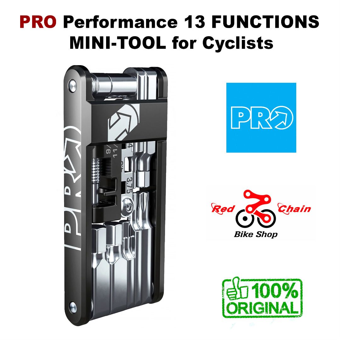 PRO Performance 13 Function Mini Tool for Cyclists (Original) (Category: Bicycles) located in Malay. Submitted by redchain (Listing ID 1398379625, Image 3). Description: 🔥 PRO Performance 13 Function Mini Tool for Cyclists SRP 1,770 🎯 ON SALE PHP 1,345 only! Developed to most mid-ride repairs the PRO Performance 13 Function Mini Tool is compact, lightweight and features a chain tool. ✅ Performance Series 13 Function Mini Tool ✅ Super Compact De