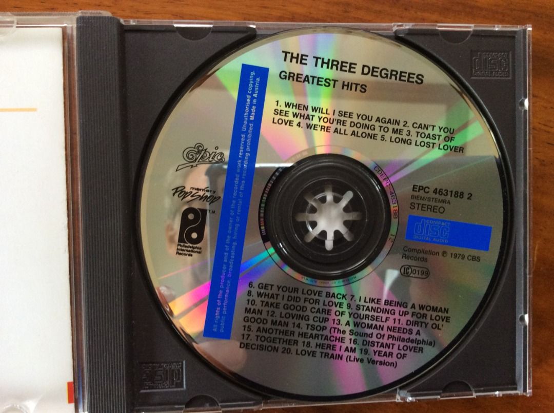 The Three Degrees Greatest Hits - CD (Category: CDs & DVDs) located in Silang. Submitted by lorenzo0000 (Listing ID 1398362696, Image 3). Description: The Three Degrees 0 Greatest Hits - CD In Excellent Condition.