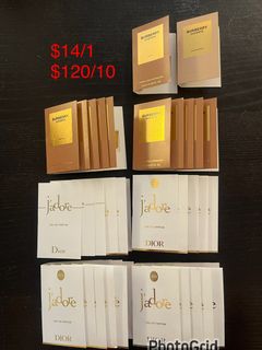 $14/1,$120/10 perfume 香水 burberry goddess, dior j’adore64181272230402110