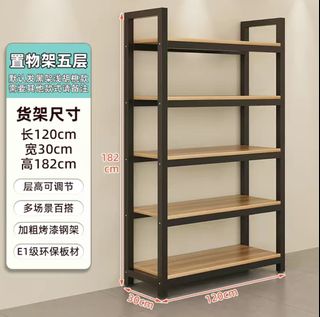 WM-555~5 Tiers Heavy Duty Dish Rack/5 Tingkat Rak roda dapur/Display ...