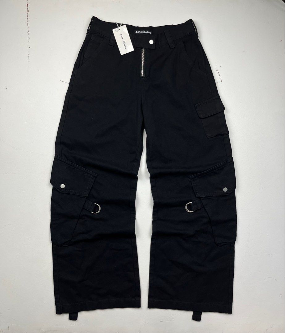 Acne Studios Utility Cargo Pants (Category: Other Bottoms) located in Quezon City. Submitted by forgarments (Listing ID 1398620513, Image 2). Description: Acne Studios Utility Cargo Pants Excellent Condition Size: Small Waist: 30 Inches Front rise: 11 Inches Thigh: 13 Inches Knee: 11.5 Inches Inseam: 30.5 Inches Length: 42 Inches Hem: 12 Inches These utility cargo pants from Acne Studios showcase the label’s blend of industrial precision and mode