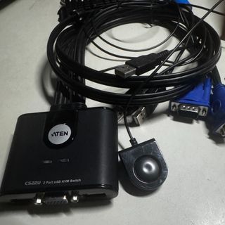ATEN CS22U KVM USB VGA 帶線式 KVM 多電腦切換器64178160495234110