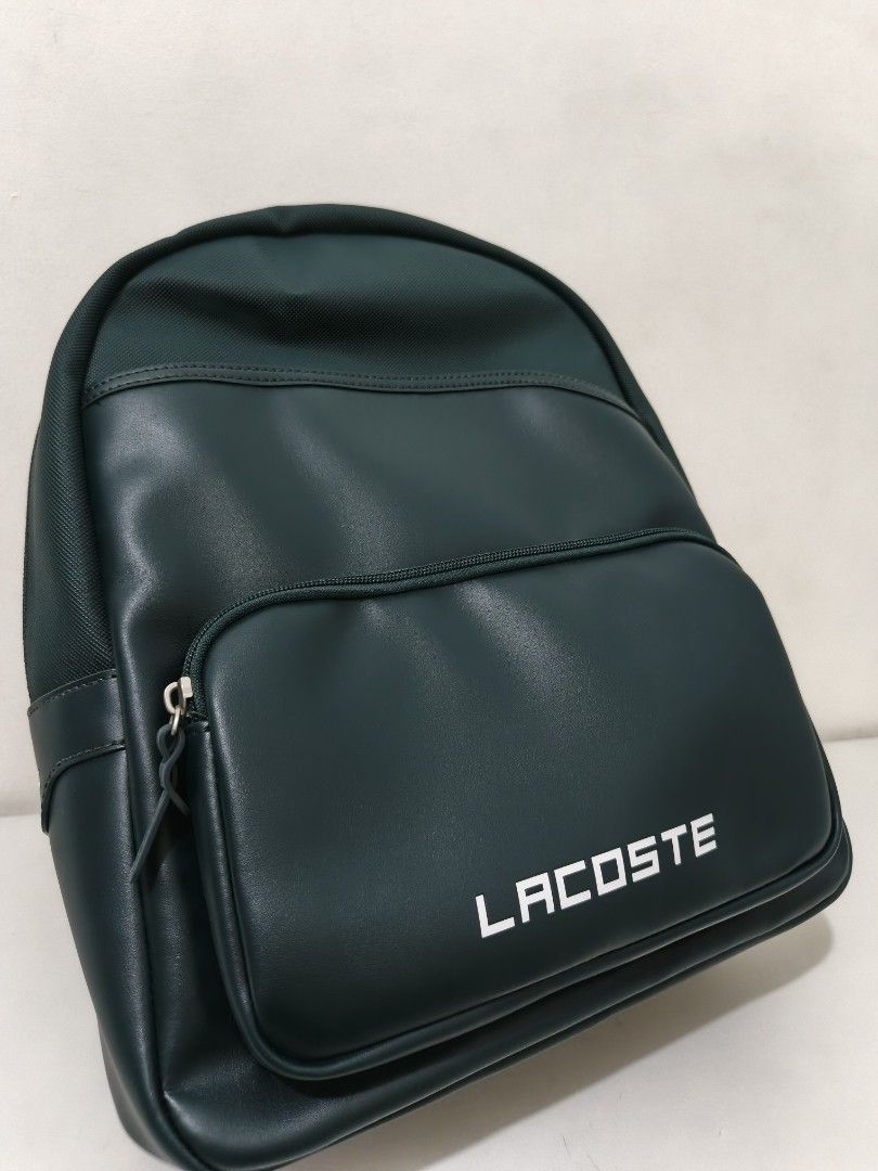 Authentic Brand New Lacoste Green Backpack (Category: Backpacks) located in Paranaque City. Submitted by msperrine (Listing ID 1398598736, Image 1). Description: 100% Guaranteed Authentic – Imported from the U.S. SRP: ₱12,000 (includes shipping and taxes) Selling Below SRP (Final price as posted) Inclusions: 🛍️ Original paper bag 🏷️ Tag intact 📸 Actual photos of the item (we own all photos) Location: Sucat, Parañaque Shipping Options: Self pic