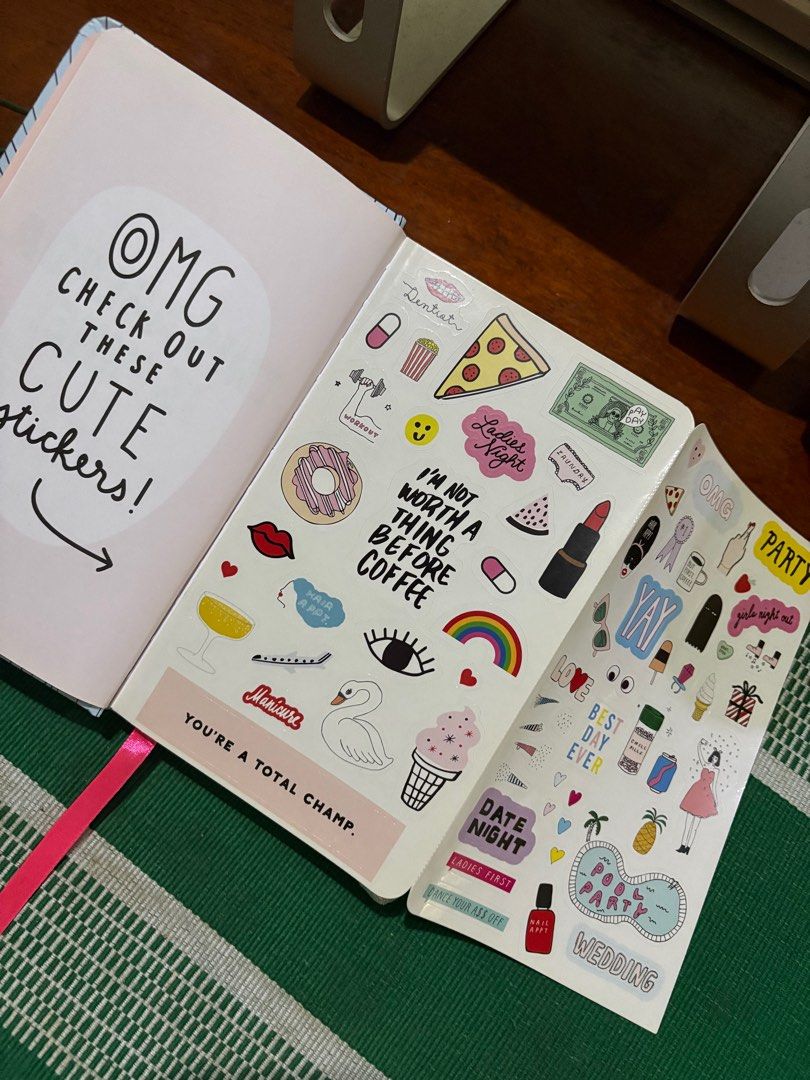 ban.do 2017 Agenda (Category: Stationery & School Supplies) located in Cainta. Submitted by clothesminded_ph (Listing ID 1398594724, Image 3). Description: Selling unopened 2017 ban.do agenda (pictured is the opened copy) - Bought in the US - Sold in NBS previously for 2k - Comes with 2 pages of stickers - Every month has a cute cover - Has a pocket in the back for storing notes, receipts, papers, etc. - Perfect for journaling, junk journaling, p