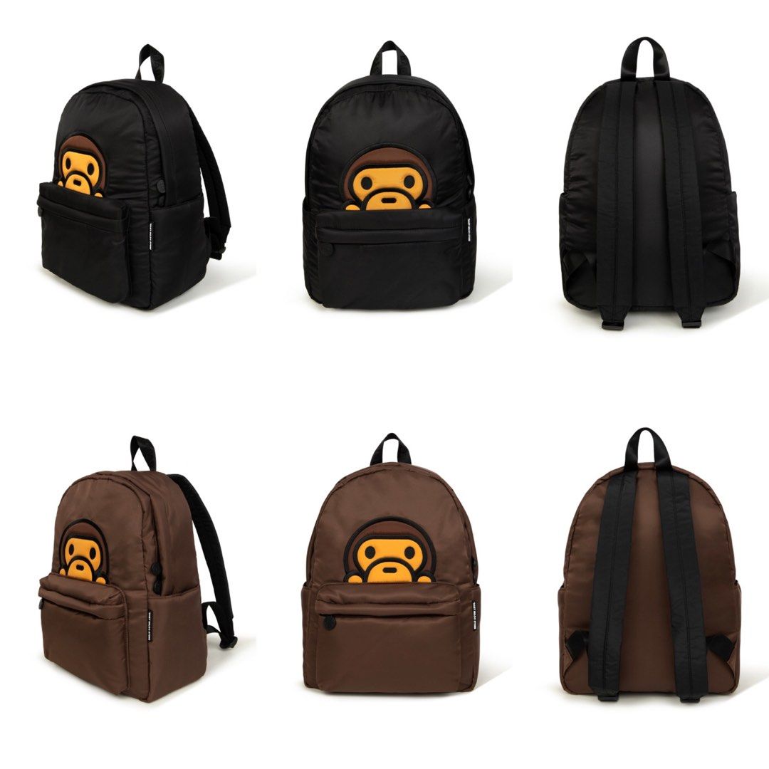BAPE BABY MILO MEDIUM BACKPACK, Men's Fashion, Bags, Backpacks on