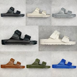 Birkenstock Arizona系列 皮革橡膠 雙扣拖鞋 涼鞋 男女裝35-4464174360773635110