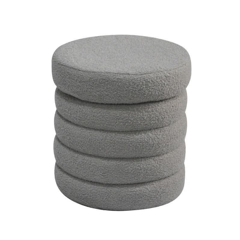 Boucle ottoman with storage (Category: Chairs) located in Manila. Submitted by beaumontandco (Listing ID 1398700079, Image 2). Description: SALE Boucle Ottoman Storage Stool Beige / Gray 38x40cm.