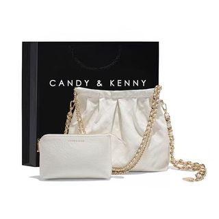 💎誠信賣家💎CANDY & KENNY 輕奢子母鏈條包女2025新款單肩斜挎大容量流浪包64180452694530110