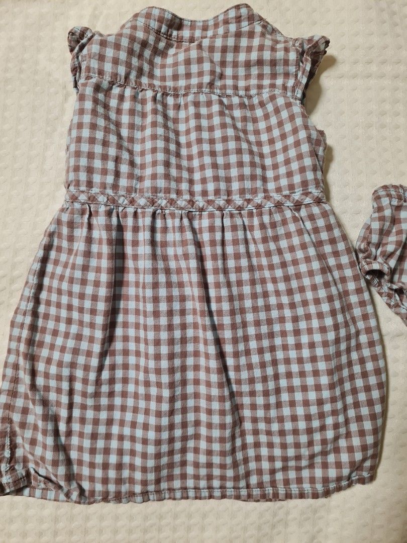 Checkered Dress (Category: Babies & Kids Fashion) located in Las Pinas. Submitted by thegentlethread (Listing ID 1398645807, Image 3). Description: Brand: Genuine Kids 12M on tag.