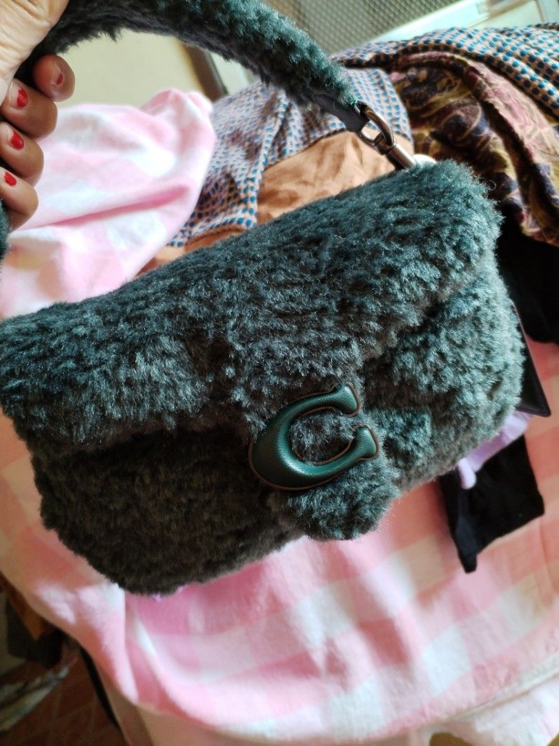Coach tabby fur pillow 18 (Category: Luxury Bags & Wallets) located in Caloocan City. Submitted by ciciessentials (Listing ID 1398660733, Image 1). Description: Used only few times, looks really like new pretty and cute in person 😍 Bag only no dustbag no care card but legit Coach Pm me for more details.