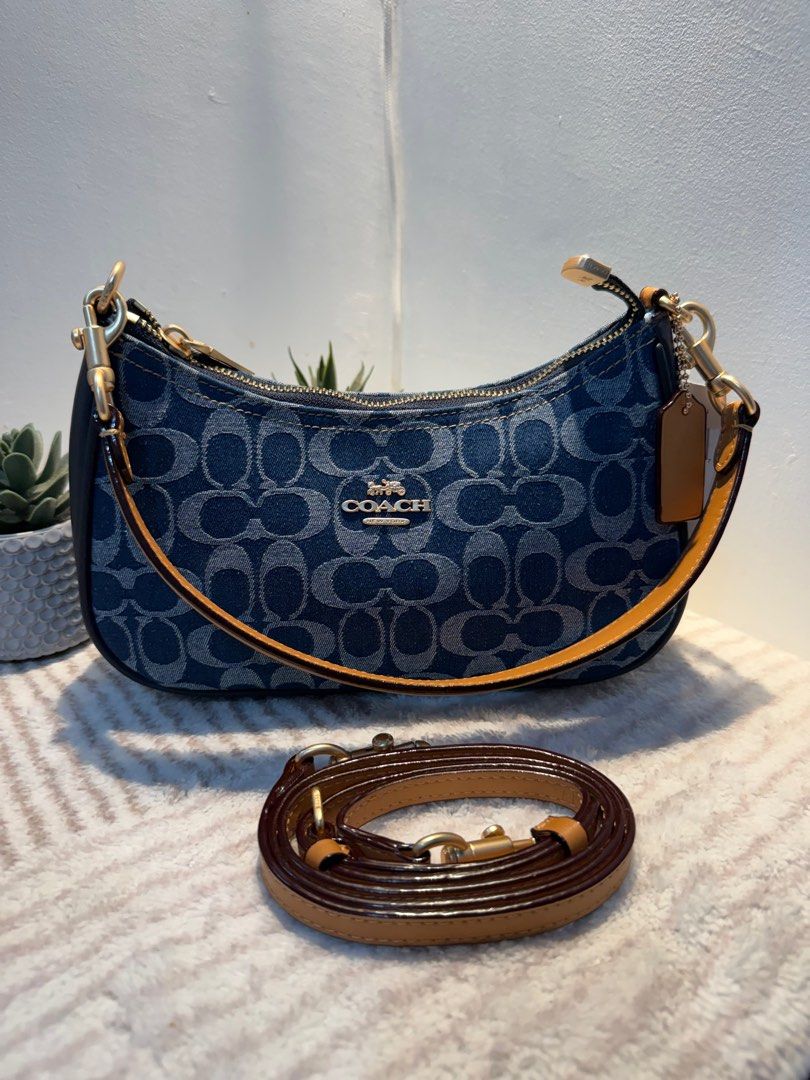 Coach Teri denim ‼️ (Category: Luxury Bags & Wallets) located in Las Pinas. Submitted by yhn_boutique (Listing ID 1398663260, Image 2). Description: Actual pic posted Complete inclusions Lalamove, grab.. Sameday J&T pay today ship today .