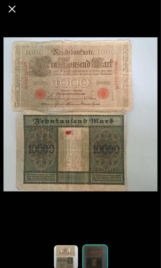 Collectable notes . (Category: Currency) located in Singapore. Submitted by gggggggggg11111 (Listing ID 1398558865, Image 1). Description: Collectable notes . Very old .