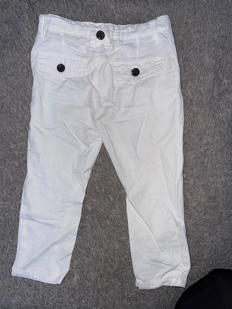 Crib Cuoture white pants 12months on tag (Category: Babies & Kids Fashion) located in Rizal. Submitted by saristuffedmixed (Listing ID 1398577253, Image 2). Description: Like new need wash lang and plantsa.