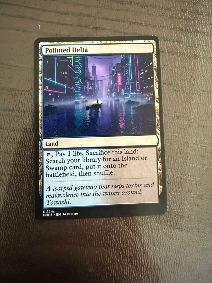 Custom Proxy for Commander (Category: Raw Cards) located in Singapore. Submitted by meiskarl (Listing ID 1398553821, Image 4). Description: Proxy playing cards for EDH. Not official MTG product, for casual pods or own collection only. -Ideal for playtest and casual pod UPDATED minimum order quantity: Non-foil : $1 per piece (min. 18 pcs) Foil : $5 per card (min. 6 pcs) Custom Surge Foil : $9 per card (min. 3 pcs) 63 cards and more: Non-foil : $0.