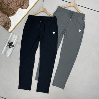 DESCENTE 夏季新款高彈力休閒速幹長褲男款戶外鬆緊休閒運動褲 男女同款 長褲 pants trousers64180662931075110