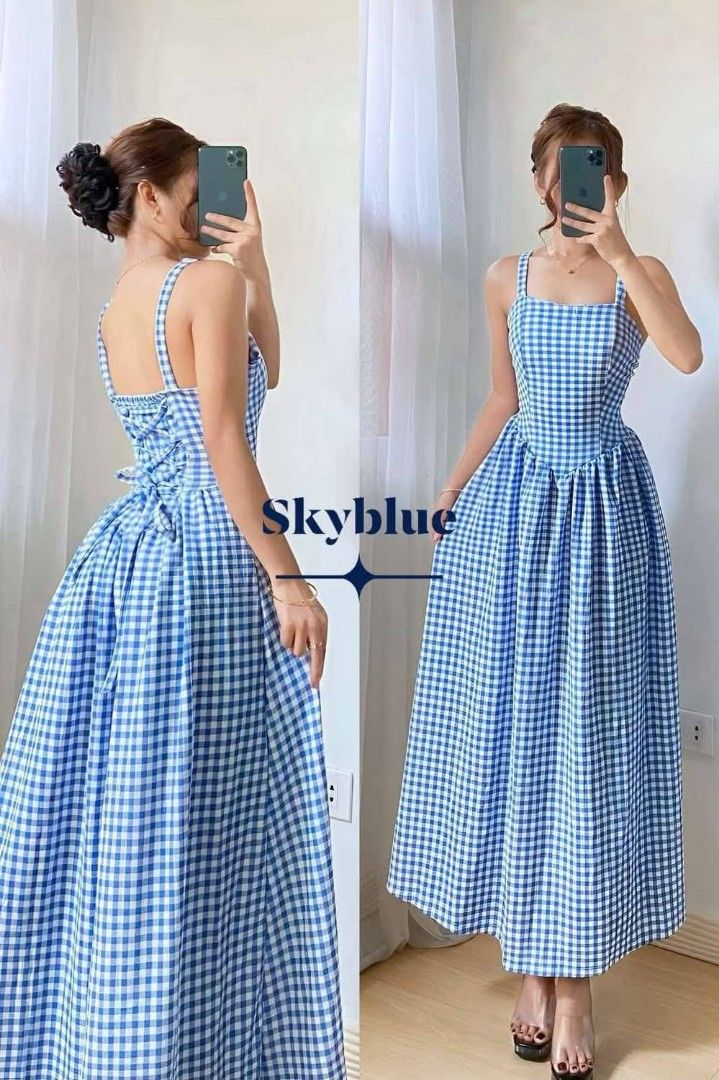 DREA MAXI PADDED DRESS (Category: Dresses) located in Cainta. Submitted by agirlnamedkatkatII (Listing ID 1398645552, Image 2). Description: DREA MAXI PADDED DRESS P290.00 FREESIZE CAN FIT FROM SMALL-SEMI LARGE FABRICS: SOFT JO GINGHAM CREPE FABRIC OTHER DETAILS: DRESS LENGTH: 44" BUST: 32" WAISTLINE: 24" NOTE: PLEASE PROVIDE 2ND AND 3RD COLOR OPTIONS.