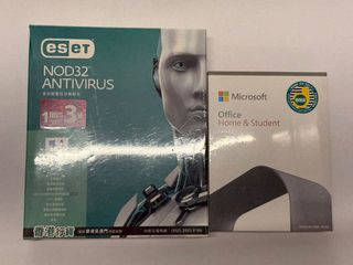 ESET NOD32 Antivirus 1u3y, Microsoft office home and student 2021 pc/mac64179601844611110
