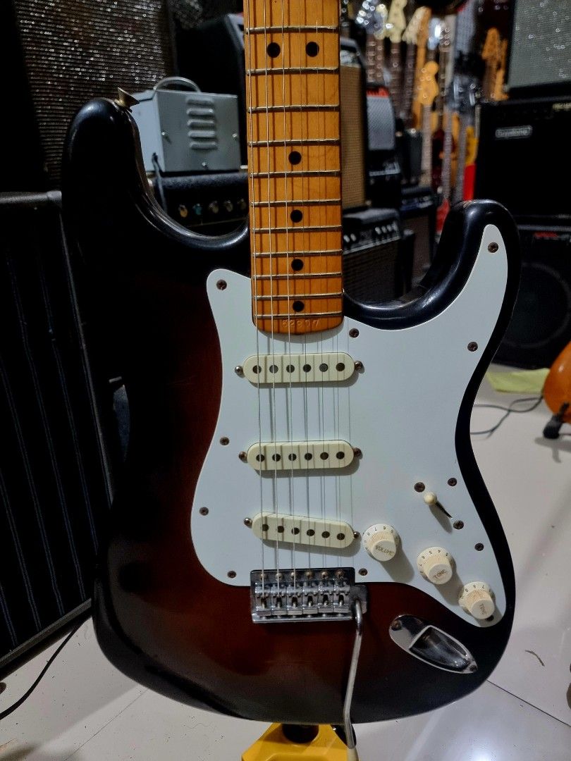 Fernandes burny olds (Category: Musical Instruments) located in Binan City. Submitted by jamrock.music (Listing ID 1398673033, Image 2). Description: vintage japan Fernandes stratocaster good working condition 28k only "JAMROCK MUSIC STORE" JAPAN MUSICAL INSTRUMENTS location📍ST FRANCIS 7 SAN ANTONIO BIÑAN LAGUNA 📌pin@waze/googlemap JAMROCK Music store st paul project 4 biñan laguna the shop is closed by appointment for pick up only.please let u