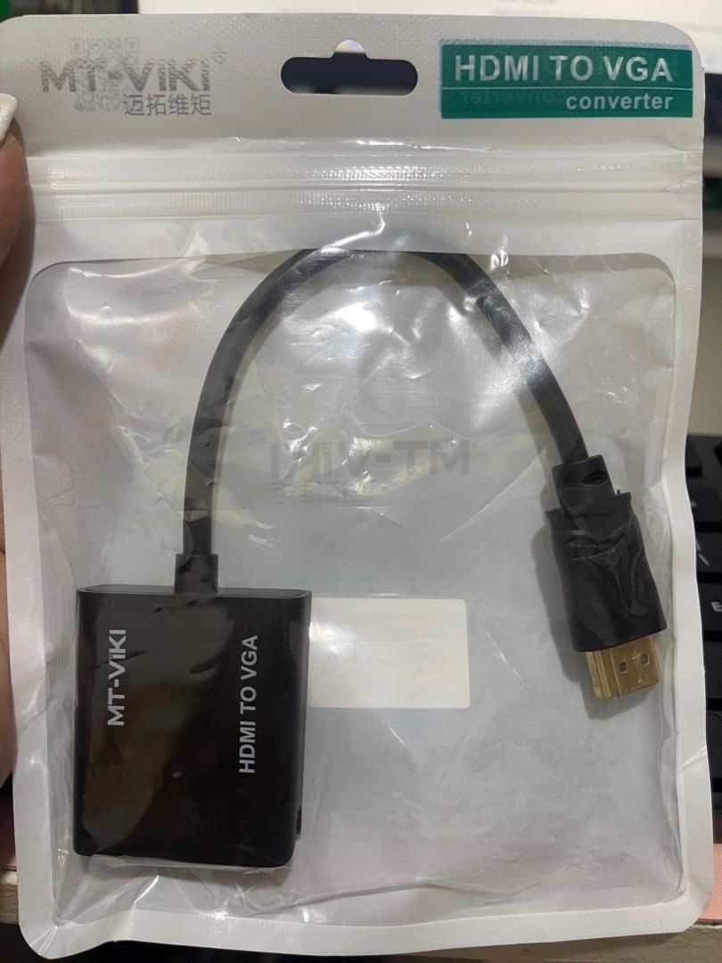 HDMI TO VGA CABLE (Category: Computer Parts) located in Taguig. Submitted by ulabs_market (Listing ID 1398653967, Image 1). Description: Brand new.