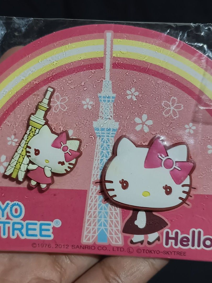Hello Kitty Tokyo Skytree Rubber Pins (Category: Character Goods) located in Compostela. Submitted by buenaflora04681 (Listing ID 1398642155, Image 2). Description: .