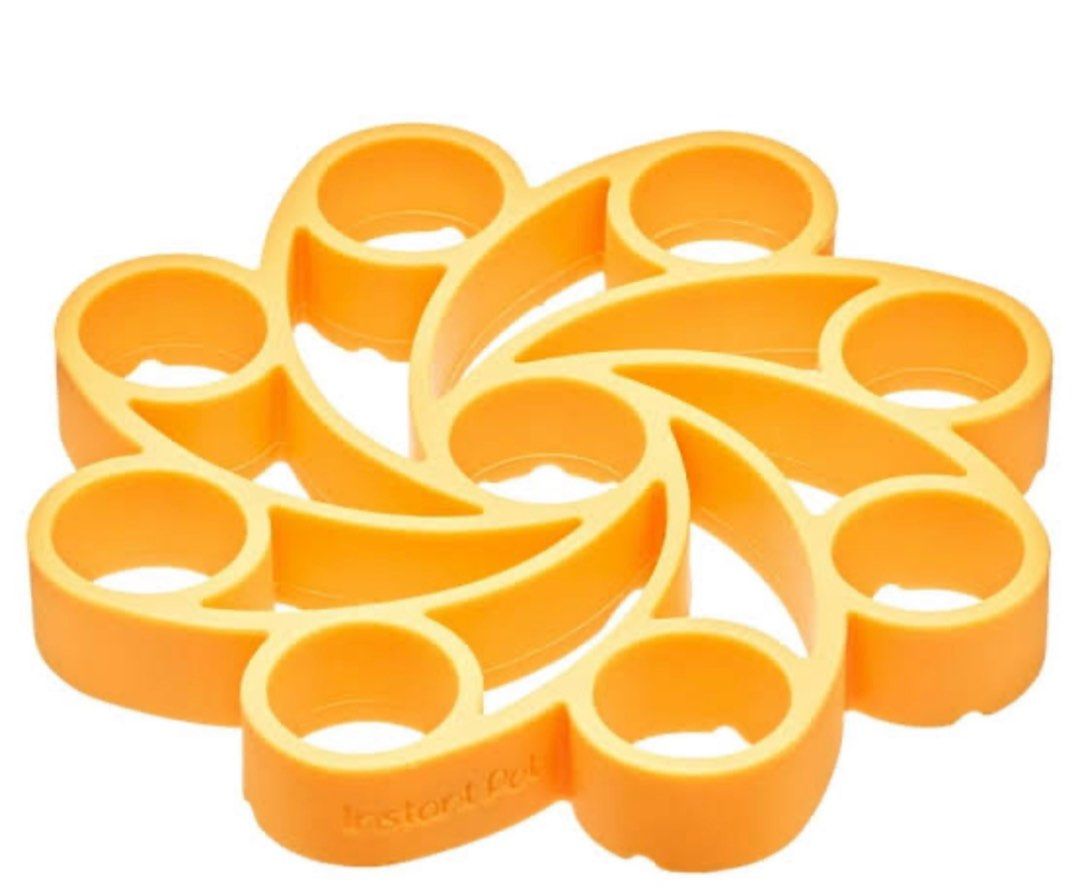 Instant Pot Silicone Egg Rack (Category: Other Kitchenware & Tableware) located in Manila. Submitted by heidz29 (Listing ID 1398523882, Image 3). Description: - Fits 6 & 8 quart Instant Pots - Holds 9 eggs per rack (boil up to 18) - Also for cooling and decorating eggs - Dishwasher safe.