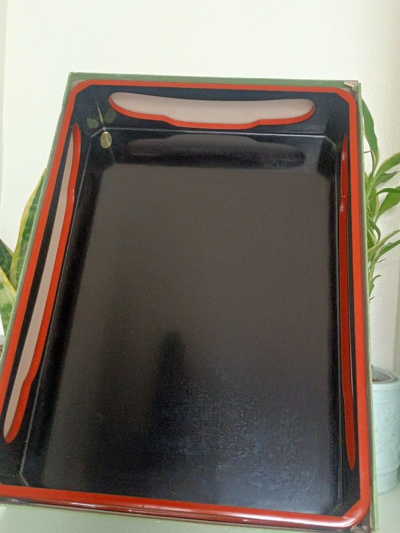 Japanese Lacquer Tray (Category: Other Kitchenware & Tableware) located in Cavite. Submitted by hammy18 (Listing ID 1398567992, Image 1). Description: Vintage Japanese lacquer tray..