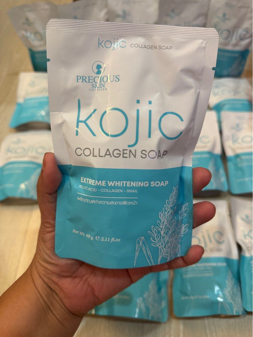 Kojic collagen soap (Category: Bath) located in Dasmarinas. Submitted by preloved_brandedbackup (Listing ID 1398685740, Image 3). Description: Arriving 10/23.